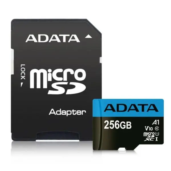 ⁦כרטיס זיכרון ADATA Premier microSDXC 256GB UHS-I Class10⁩ – תמונה ⁦2⁩