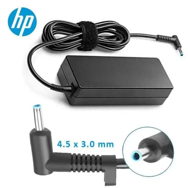 מטען למחשב נייד HP 65W 4.5mm Blue Pin